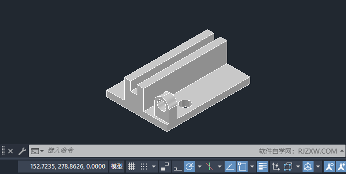 CAD2023怎么着色实体的边第1步